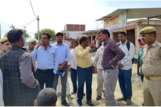 Bhadohi Dm did a field inspection for effective and quick disposal of cases