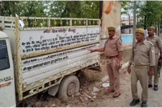 Mirzapur Police confiscated movable property worth Rs 12 lakh of a notorious cow smuggler