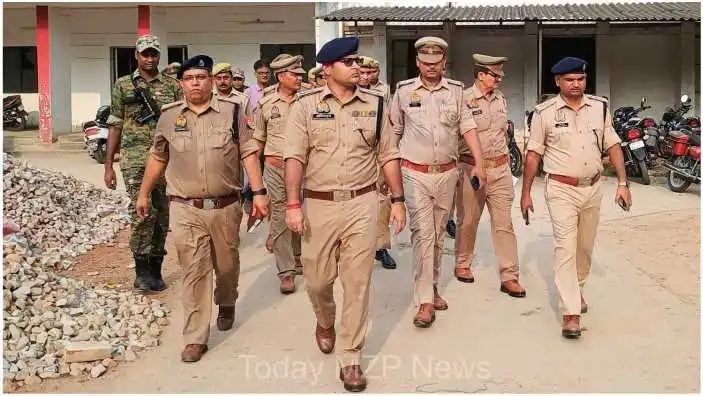 Mirzapur SP conducted annual inspection of police line and gave necessary instructions