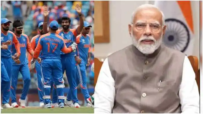 Prime Minister Narendra Modi congratulated Team India for the victory