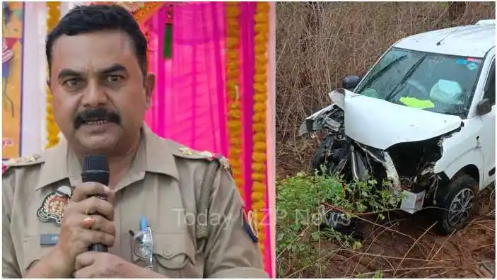 Sonbhadra Breaking Sub inspector died in road accident