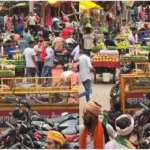 Visitors are facing problems due to the cart and stall owners on the way to Maa Vindhyavasini Temple