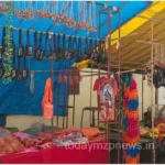 22nd July is the first Monday of Sawan, shops have started getting decorated for the Kanwarias on Baria Ghat road