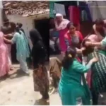 A video of a fight between two parties in Jhansi surfaced