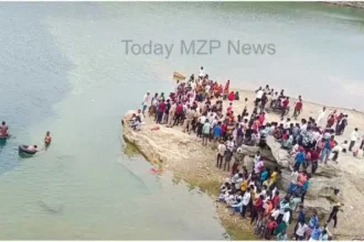 A young man died after drowning in the water of a pit dug by Lalganj DBL Construction Company