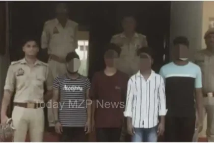 Bhadohi Police arrested 4 accused of molesting a girl