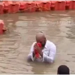 Bihar Deputy CM Samrat Chaudhary reached Ayodhya and took a dip in the Saryu river