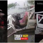 Chandauli A major road accident occurred late at night