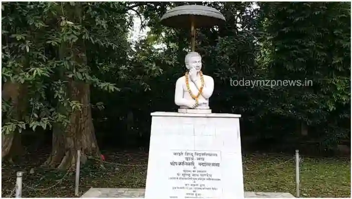 Chandrashekhar Azad statue vandalised in BHU