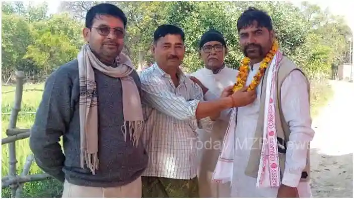 Chilh Mirzapur Ritesh Mishra becomes KCC district president