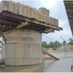 Jaunpur Panic due to crooked pillar during the construction of Shastri bridge