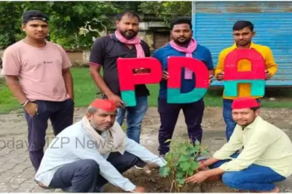 Kachhwa SP workers did PDA plantation