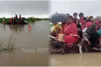 Kushinagar Breaking Rising water level of Narayani river started causing devastation