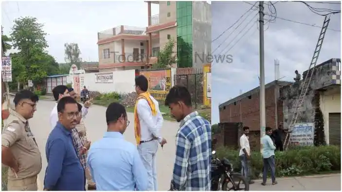 Large scale raid in Vindhyachal by Vindhyachal Electricity Department and Vigilance officials