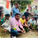 Mirzapur Arvind Kumar planted saplings in Ghantaghar as part of Birthday Week