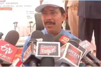 Mirzapur Cooperative Minister Anil Rajbhar told the reason for installing the name plate