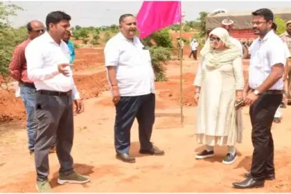 Mirzapur DM inspected the preparations for the tree plantation mega campaign on July 20