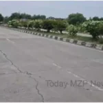 Mirzapur News Cracks appear at many places on the national highway