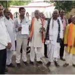 Mirzapur Sopa memorandum demanding CBI investigation into the death of late Sonelal Patel