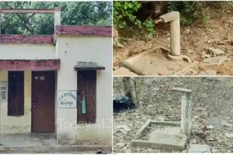 Mother devotees and birds and animals yearn for every drop of water in Vindhyachal