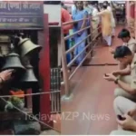 Policemen playing mobile games while on duty at Vindhyachal temple video goes viral