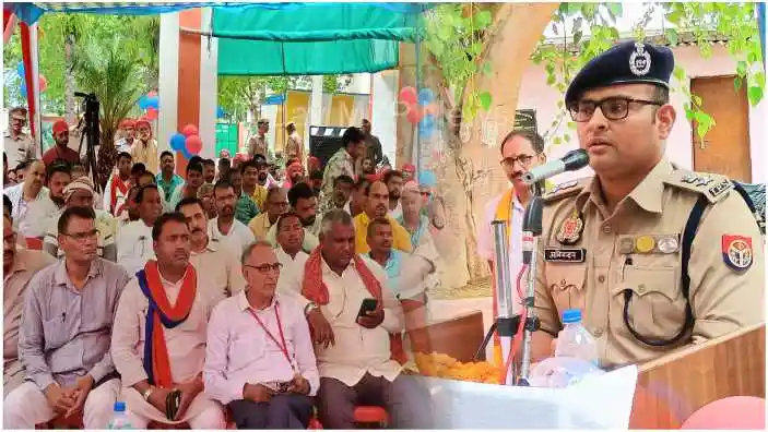 SP Mirzapur made people aware about 3 new laws in Adalhat police station