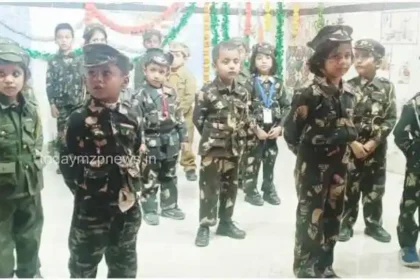 Sonbhadra Children celebrated Kargil Day by presenting various programs