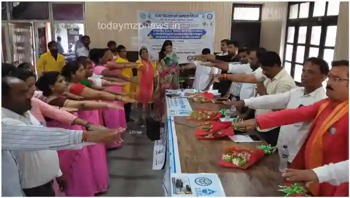Sonbhadra Oath taken for water conservation Ajit Rawat