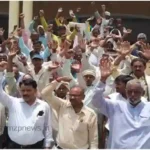 Sonbhadra Villagers of Bhaiswar protested against illegal occupation