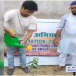 Tree plantation campaign conducted by Loloi Rugs in Bhadohi area