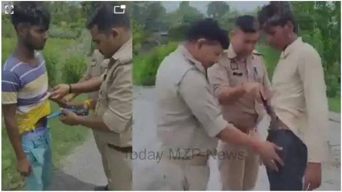 UP police video went viral on the internet