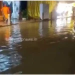 Vindhyachal Waterlogging on roads in Vindhyachal after rain