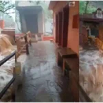 Water flood at Sita Kund of Vindhyachal