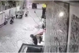 Water tank collapsed in Mathura CCTV footage surfaced