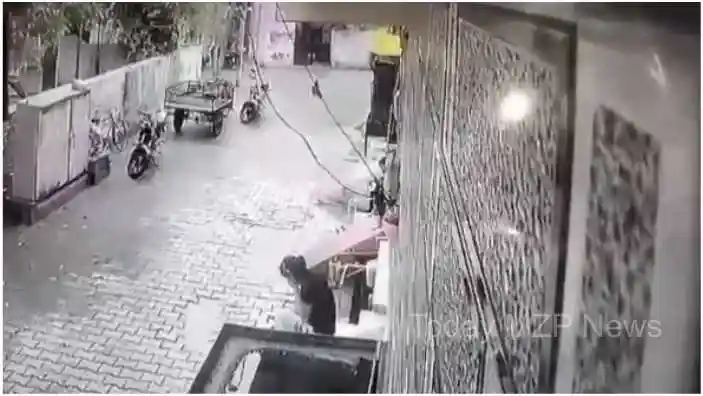 Water tank collapsed in Mathura CCTV footage surfaced