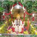 Baba was decorated beautifully on the third Monday of Shravan