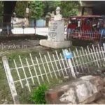 Bhagat Singh Park is in bad shape due to Mirzapur Municipality's negligence