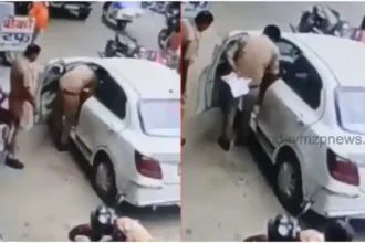 But this viral video is causing embarrassment to UP Police