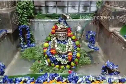 Darshan of today grand decoration of Budha Nath Mahadev ji