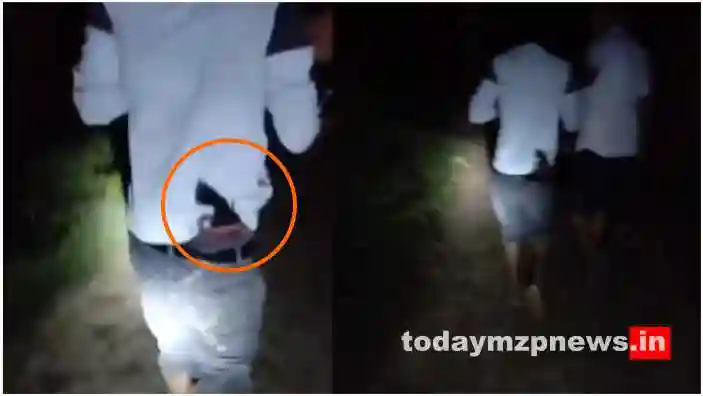 Halia Video of a rowdy youth hiding a gun in his pants is going viral