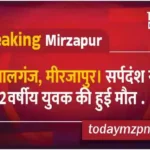 Lalganj Mirzapur A 32-year-old youth died due to snake bite