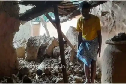 Madihaan a young man got injured after being buried under the debris when a wall collapsed