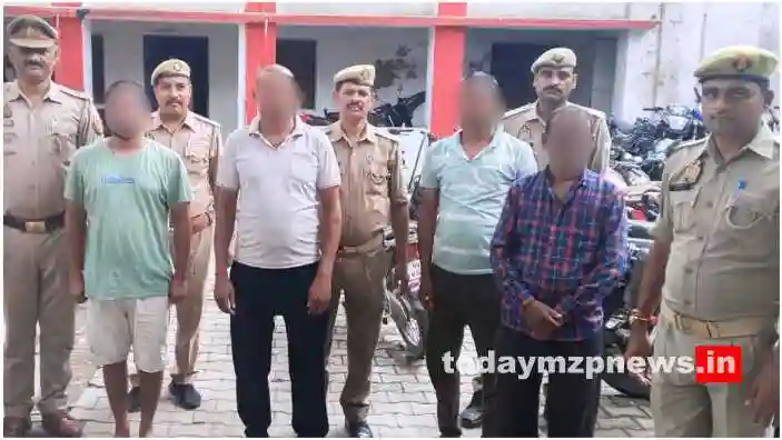 Mirzapur 04 wanted accused arrested under Gangster Act