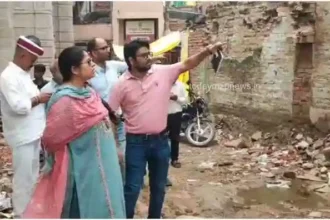 Mirzapur DM Priyanka Niranjan arrived to inspect Vindhya Corridor