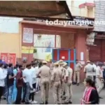 Mirzapur Long queue of candidates on the second day of UP constable recruitment exam