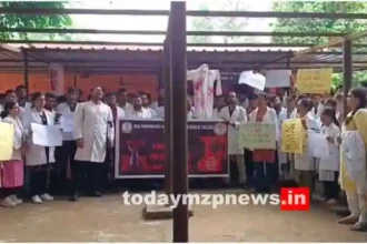 Mirzapur News Protest at Medical College to get justice for Kolkata victim