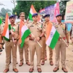 Mirzapur SP flagged off the Har Ghar Tiranga Yatra from the Police Line