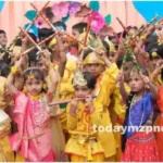 Mirzapur Shri Krishna Janmashtami was celebrated in Dr. Sarla Sarraf Public School