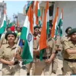 Mirzapur Tricolor march started in Seth Dwarka Prasad Bajaj School