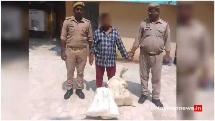 Mirzapur police arrested the accused with 25.460 kg of illegal marijuana